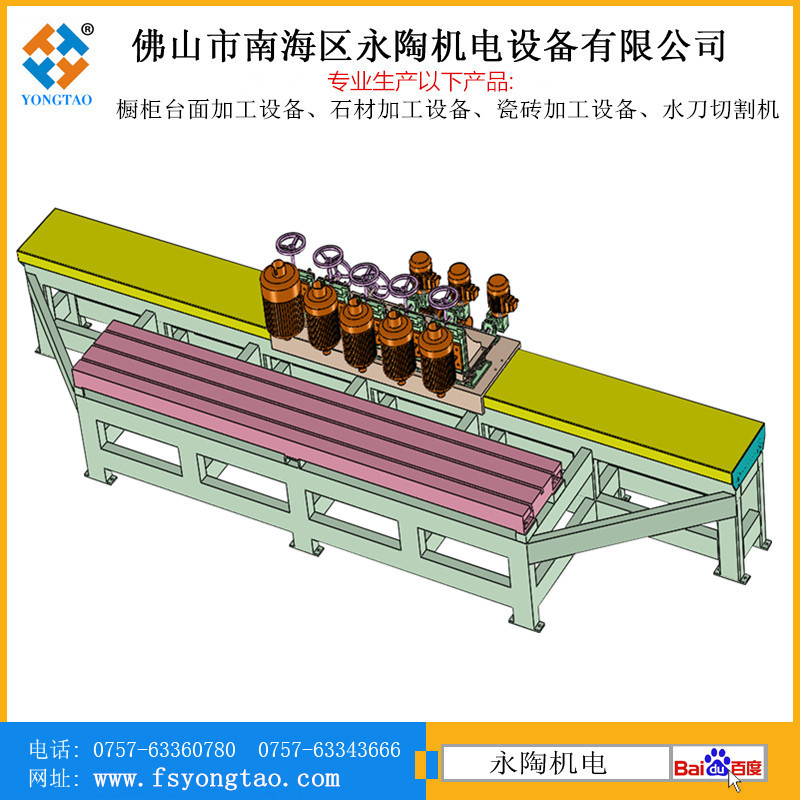 石材欧式边磨边机