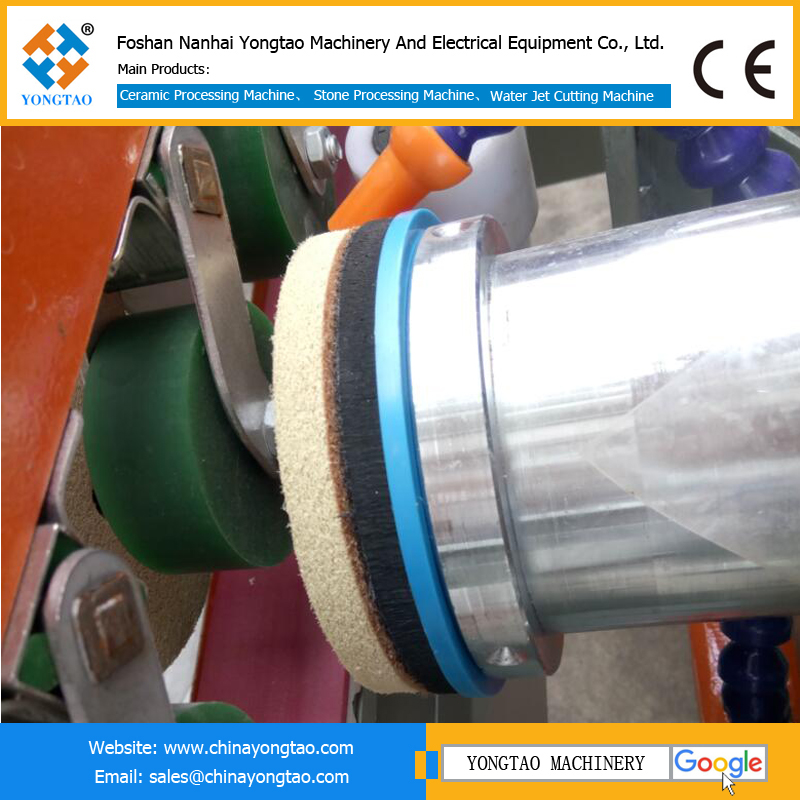 Straight edge polishing head