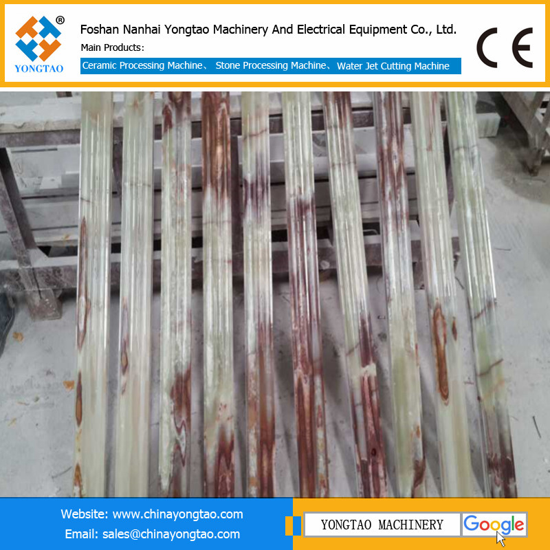 Natural stone surface molding
