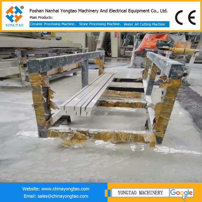 Double side stone cutting machine