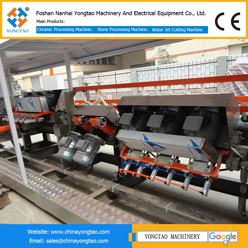 Stone beveling machine