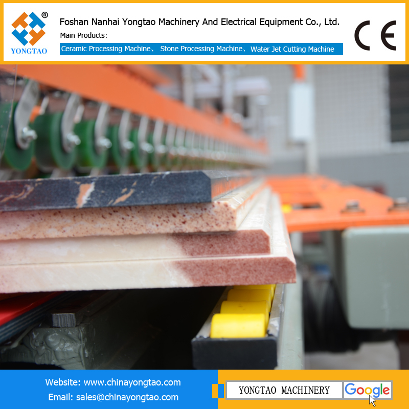 Stone chamfer effect