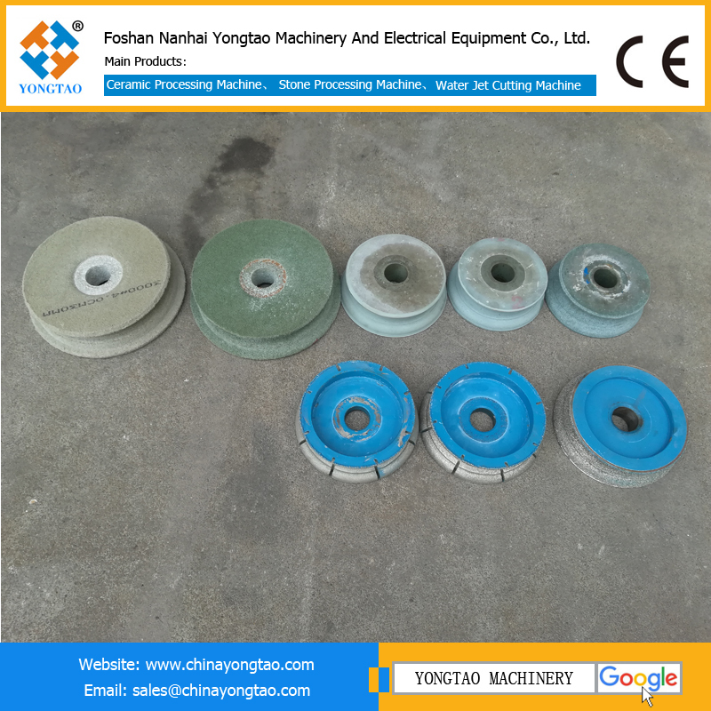 Stone edge polisher grinding wheel