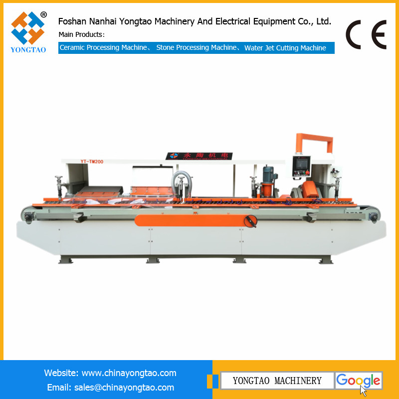 Water retaining strip polished machine