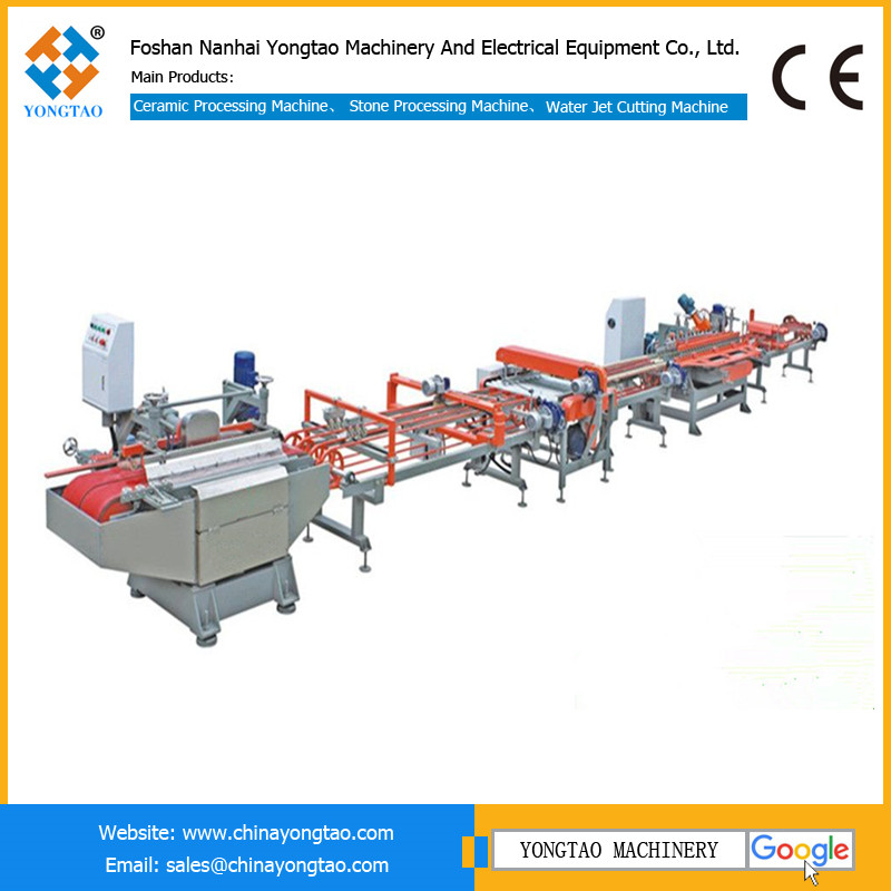 Ytqz 800 Ceramic Tile Water Cutting Edge Chamfering Production Line
