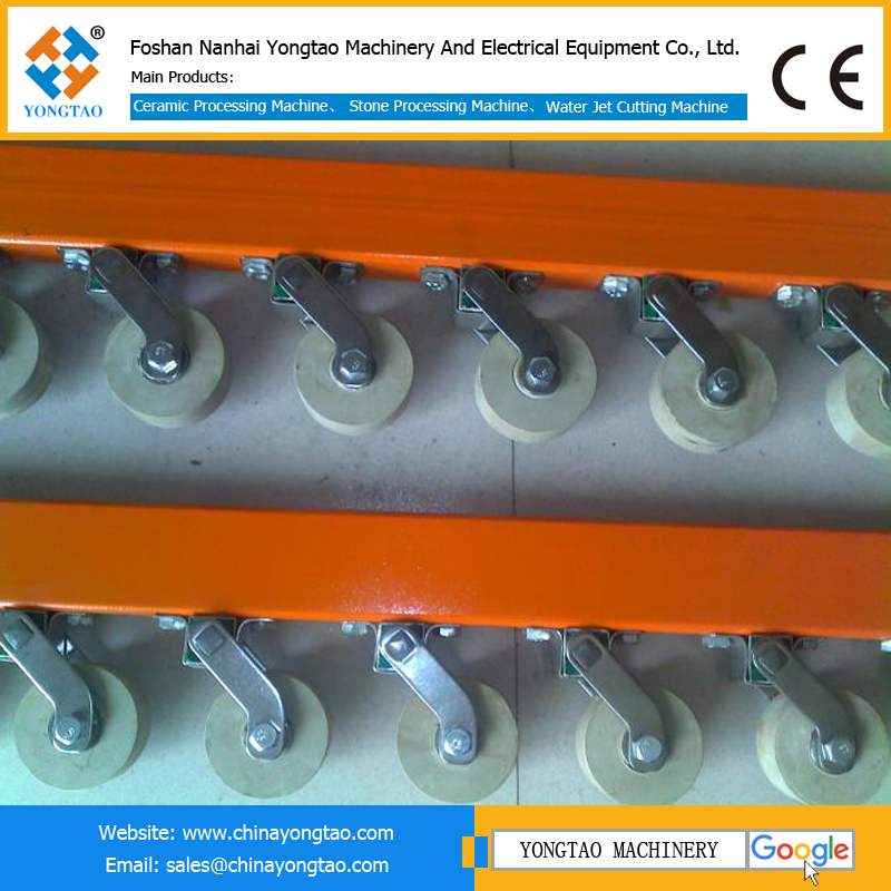 Ceramic mechanical pressing wheel