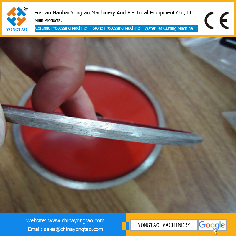 Ceramic V-shaped edge grinding wheel