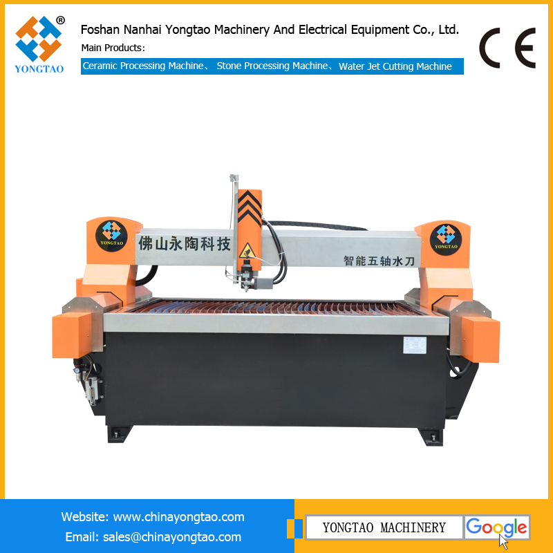 YJ2015 5-axis CNC water jet cutting machine
